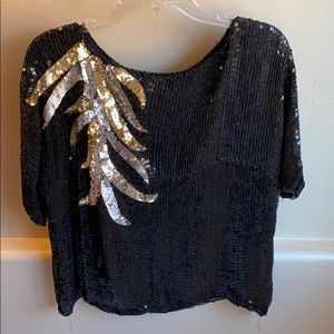 Vintage Sequin Top, 1920s style
